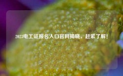 2023電工證報名入口官網揭曉，趕緊了解！