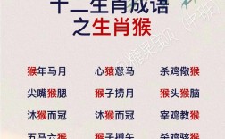 猴的成語(yǔ)