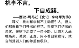 桃李不言下自成蹊的意思