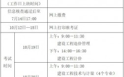 造價(jià)工程師考試時(shí)間