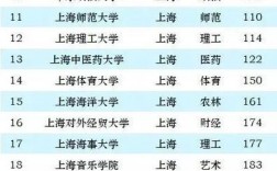 上海的大學排名(上海二十所最好的大學)