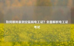 如何順利拿到安監局電工證？全面解析電工證考試