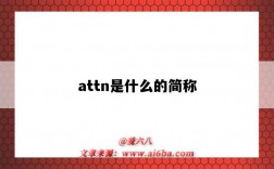 attn是什么的簡稱