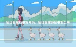 項(xiàng)目管理證書好考嗎，項(xiàng)目管理師證書怎么考