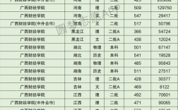 2024年廣西財(cái)經(jīng)學(xué)院?？其浫》?jǐn)?shù)線