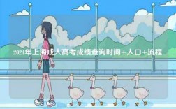 2024年上海成人高考成績(jī)查詢時(shí)間+入口+流程