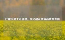 廳建筑電工證建設，推動建筑領域高質量發展