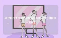 武漢科技大學城市學院教務系統(tǒng)入口（附網址+流程）
