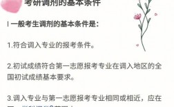 醫學考研調劑規則(中國研究生招生簡章)