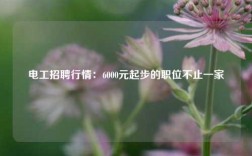 電工招聘行情：6000元起步的職位不止一家