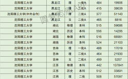 沈陽理工大學(xué)2024年錄取分數(shù)線