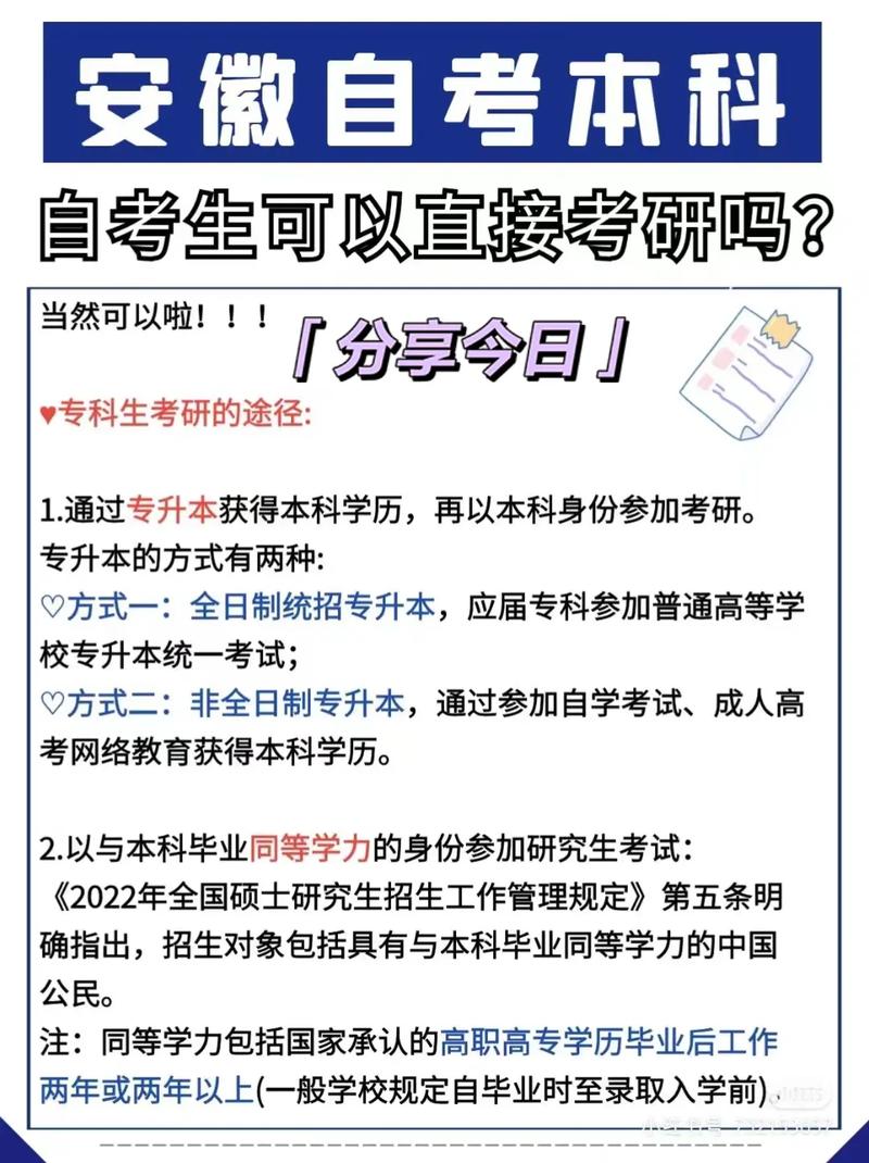 自考本科怎么讀研究生-圖1