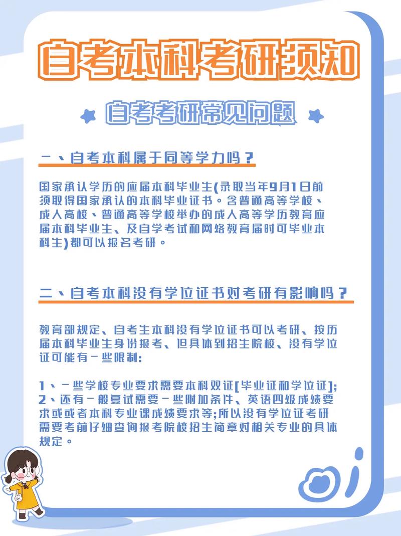 自考本科報考研究生條件-圖1