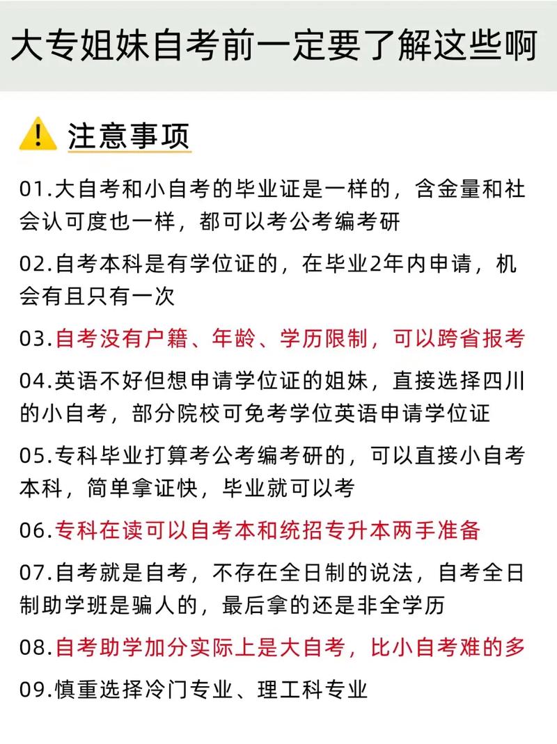 自考大專都是考什么內容啊-圖1