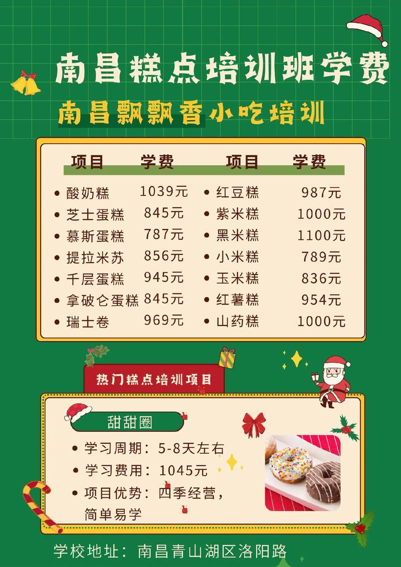 糕點(diǎn)師培訓(xùn)學(xué)費(fèi)多少-圖1