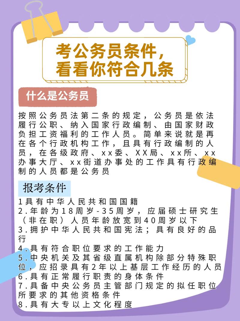公務(wù)員報(bào)名需要什么條件-圖1