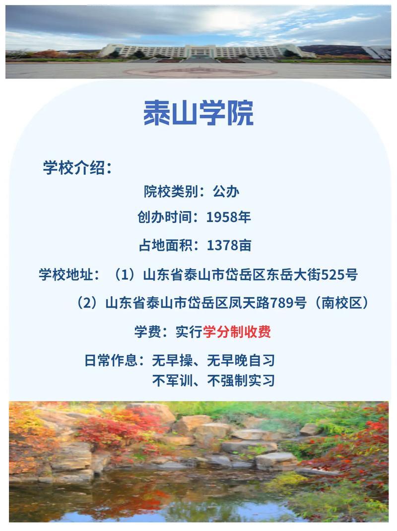 泰山學院地址(張雪峰評價泰山學院)-圖1