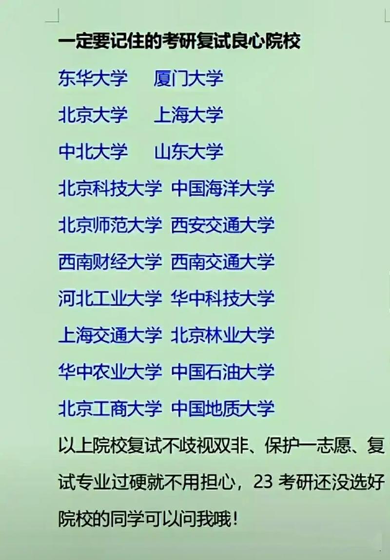 考研最不歧視的大學(考研容易撿漏的985大學)-圖1