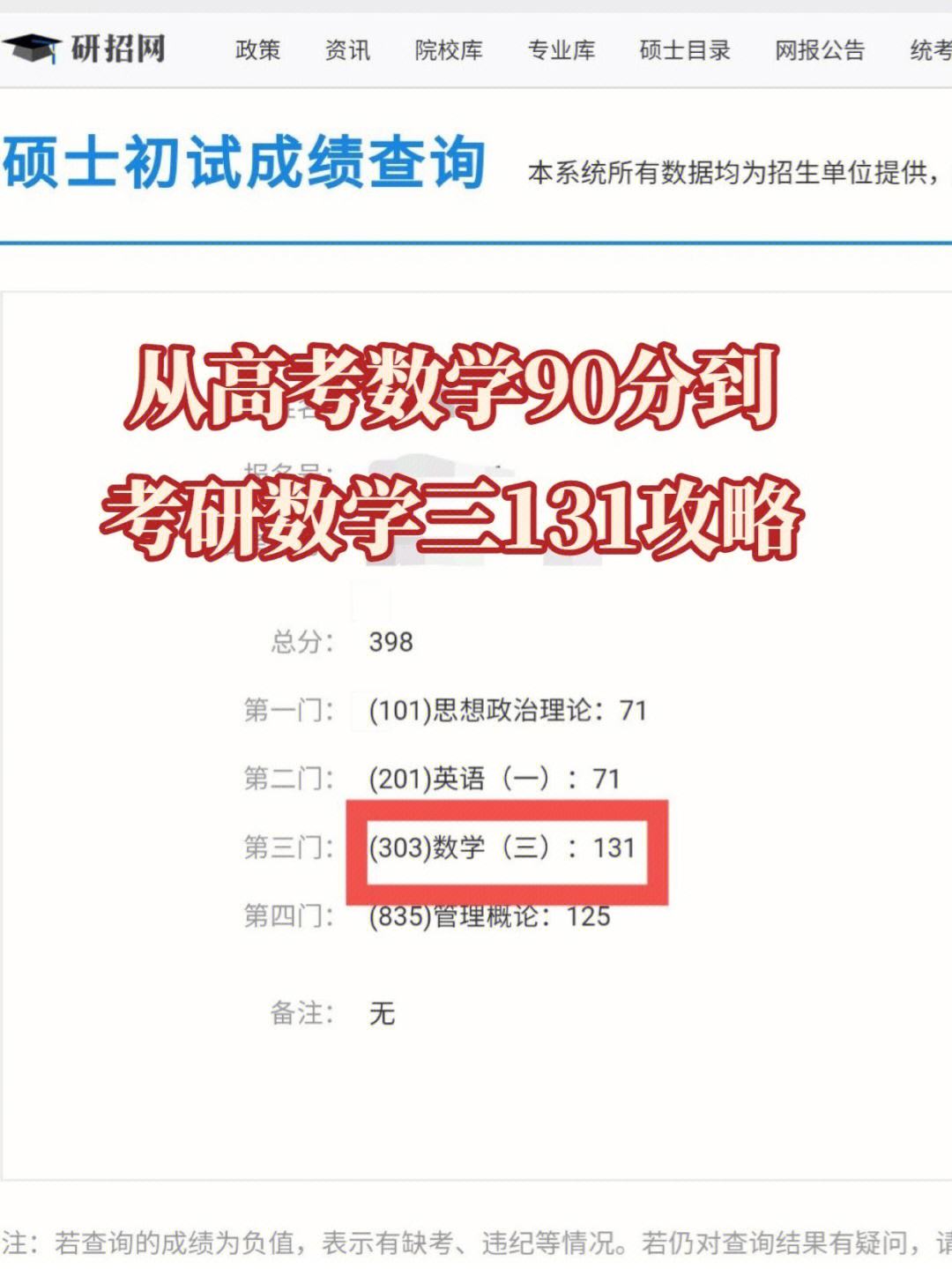 考研數(shù)學(xué)130相當(dāng)于高考多少(考研報班大概多少錢)-圖1