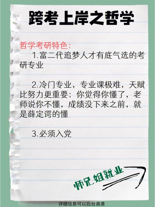 跨考哲學研究生難嗎(張雪峰建議女生跨專業考研)-圖1