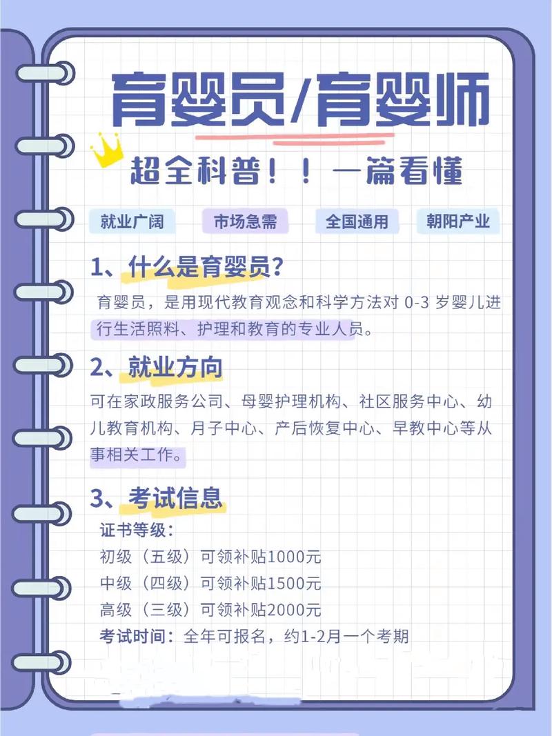 育嬰師考試考什么內容(育嬰師證怎么考需要什么條件)-圖1