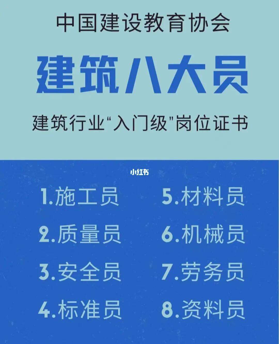 建筑八大員證有哪些(二建考試要求報(bào)名條件)-圖1