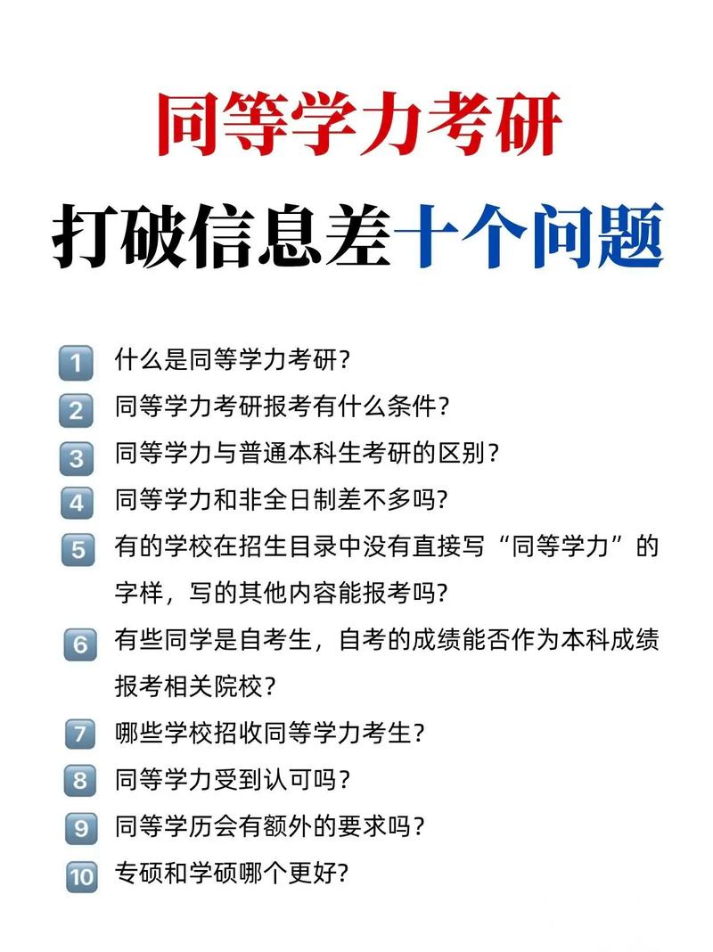 考研同等學力什么意思？-圖1