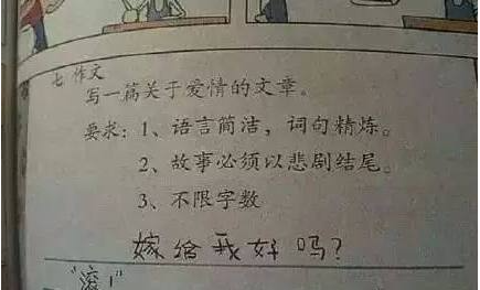 氣死99個老師的作文（吐血爆笑奇葩）-圖1