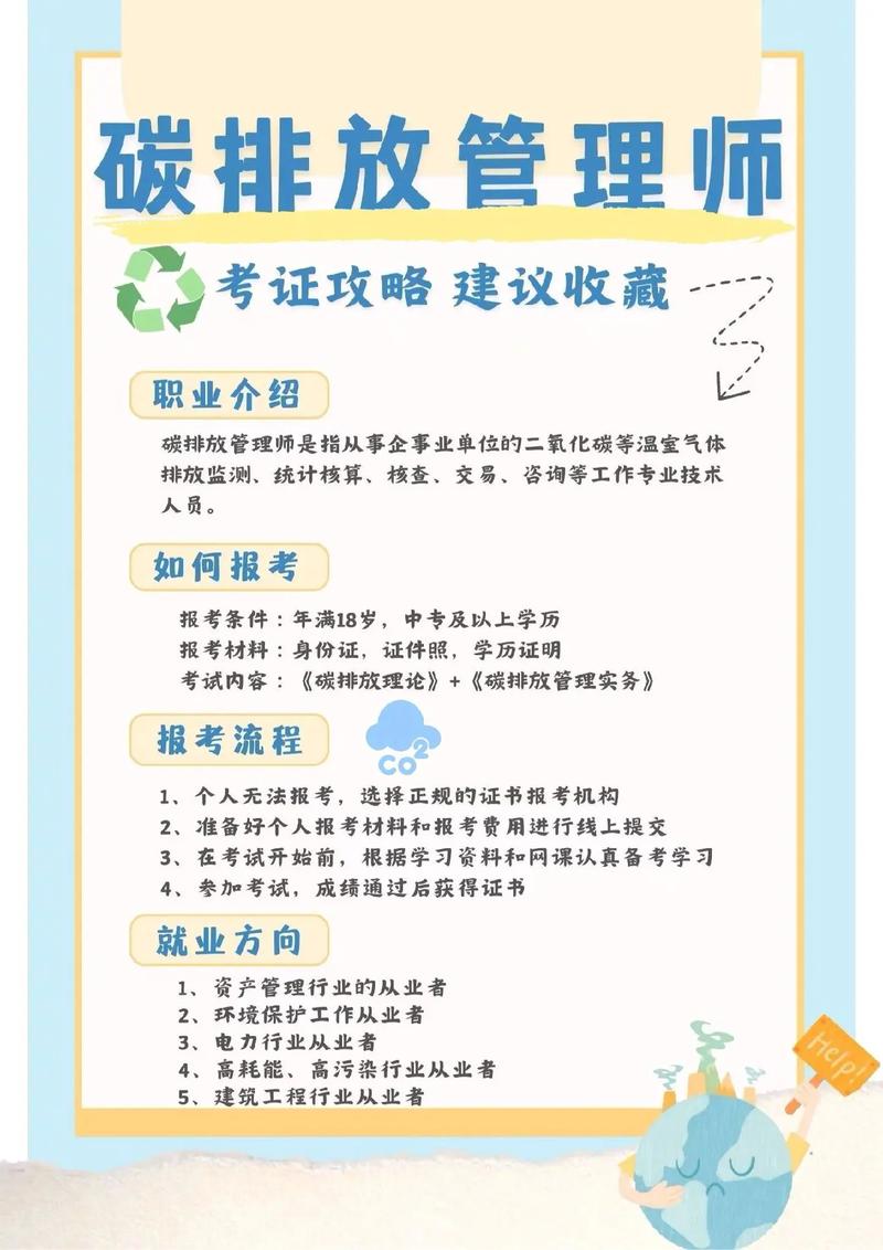 碳排放管理師報考多少錢-圖1