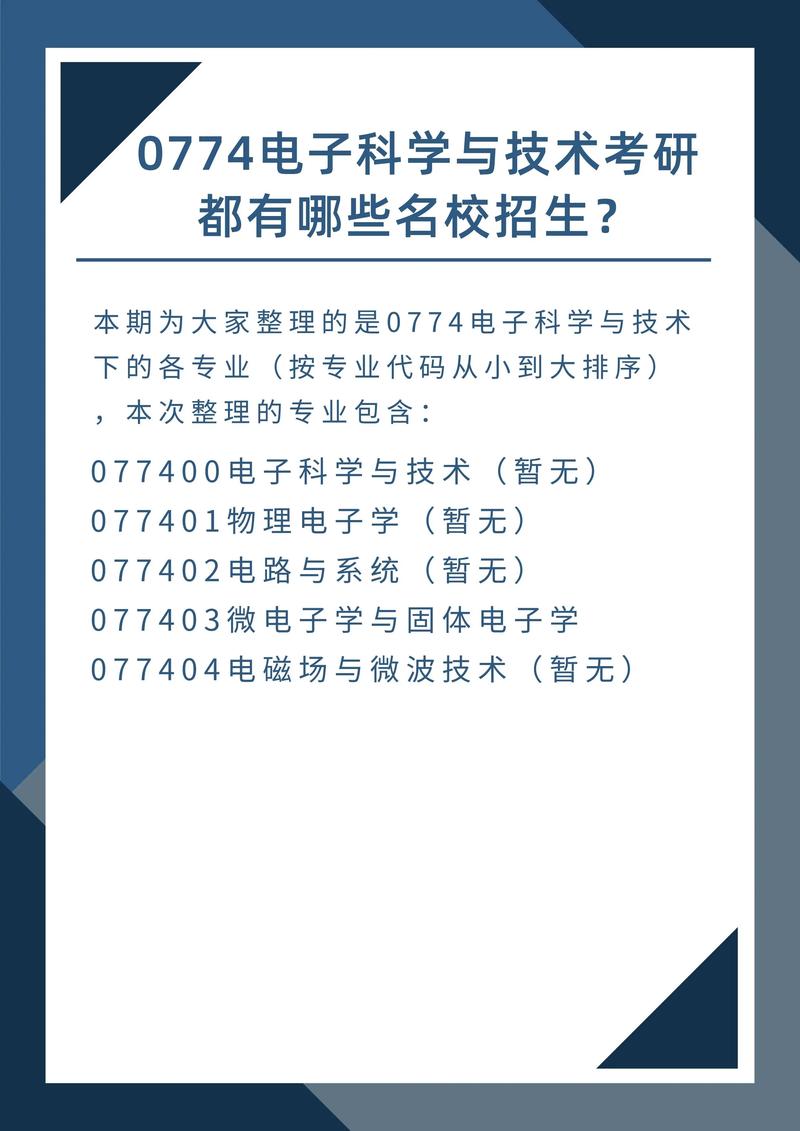 電子科學(xué)與技術(shù)專業(yè)考研方向-圖1