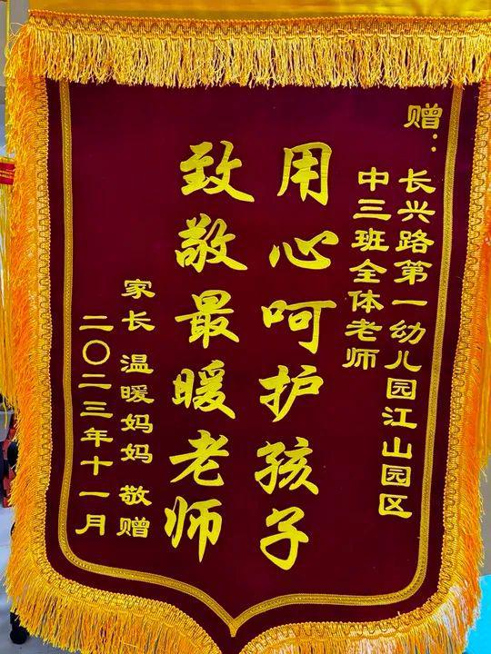 贈(zèng)幼兒園老師的錦旗用語 感恩-圖1