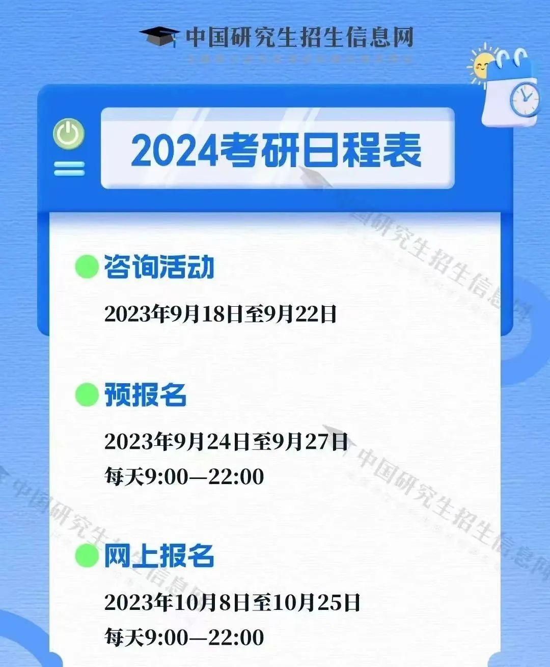 2024考研報(bào)名和考試時(shí)間-圖1
