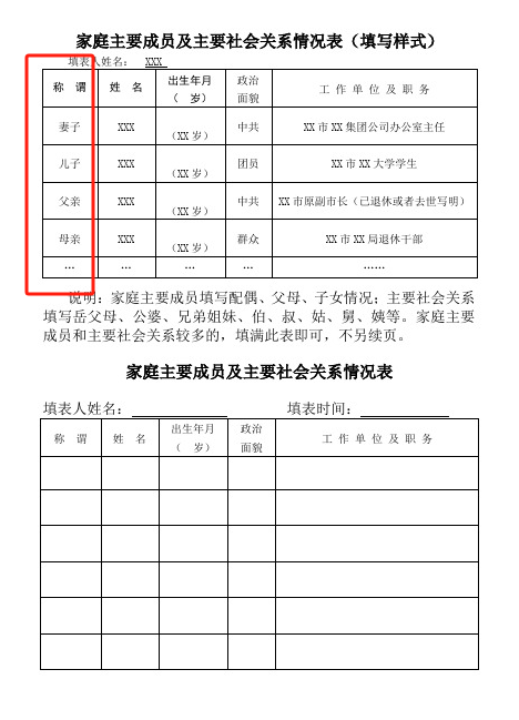 研招網家庭主要成員怎么填信息（示例）-圖1