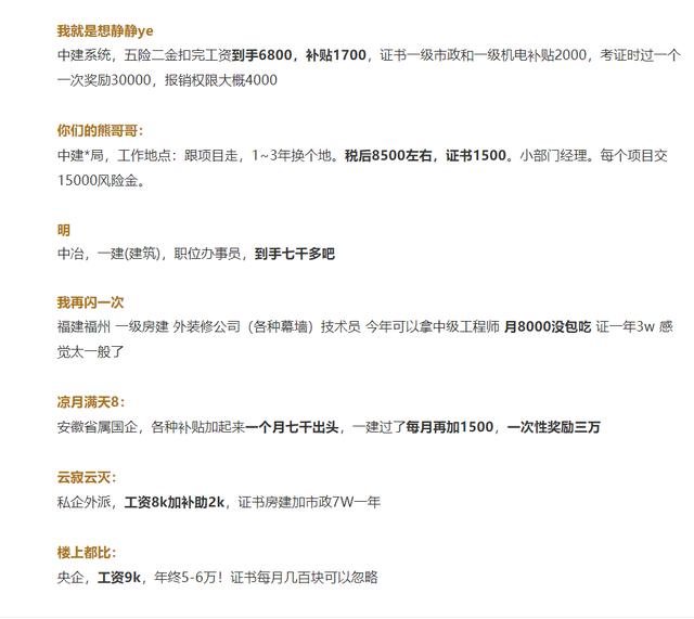 一級(jí)建造師工資大概多少-圖1