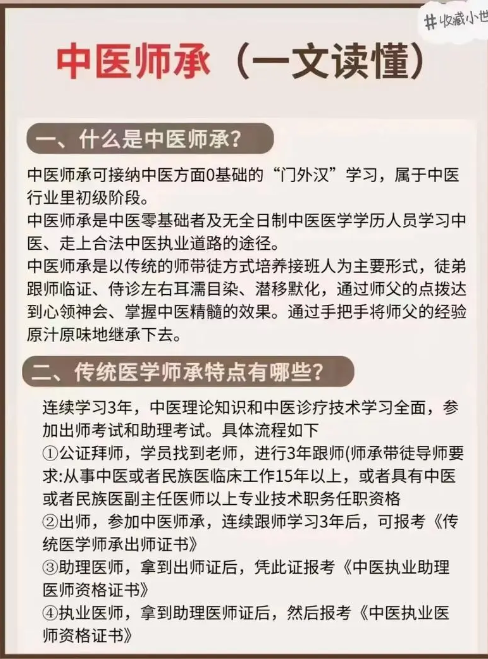 中醫師承三年全部取消是真的么 還有出路嗎-圖1