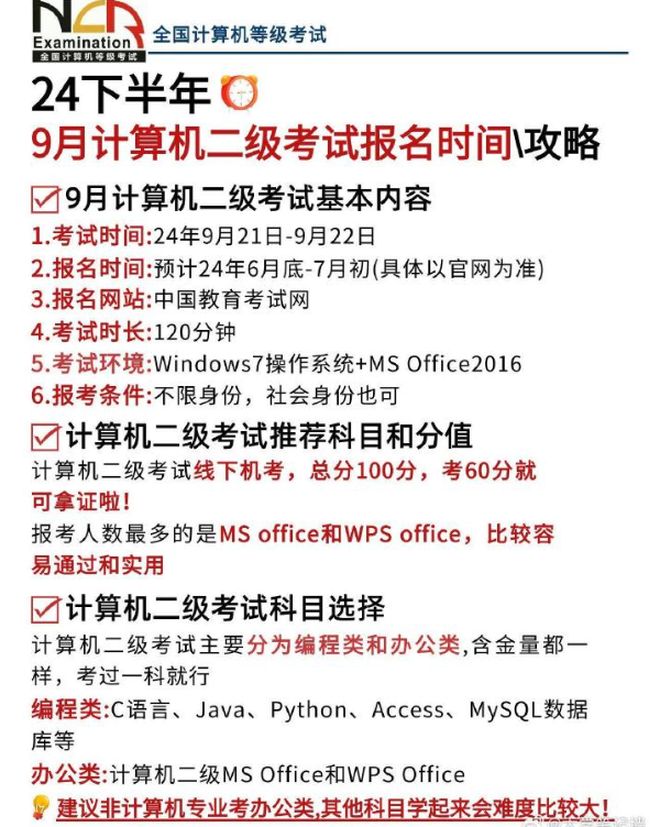 2024年9月計算機二級什么時候出成績（入口+查詢時間）-圖1
