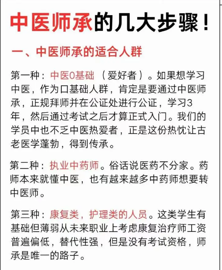 中醫師承十大坑（附拜師收費價格表）-圖1