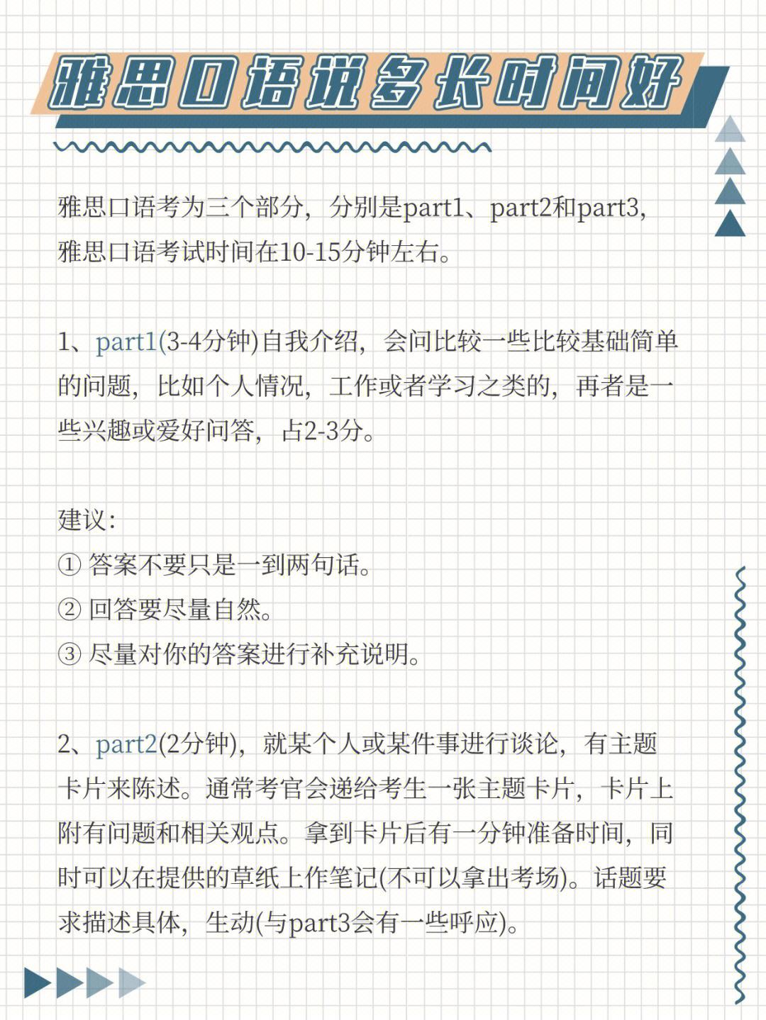 雅思口語part2要說多長時間-圖1