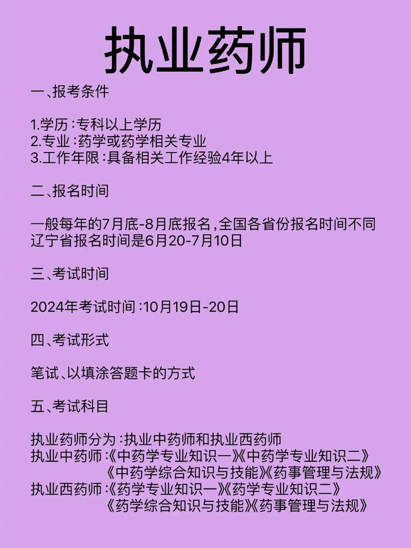 執業藥師報考條件2024最新規定-圖1
