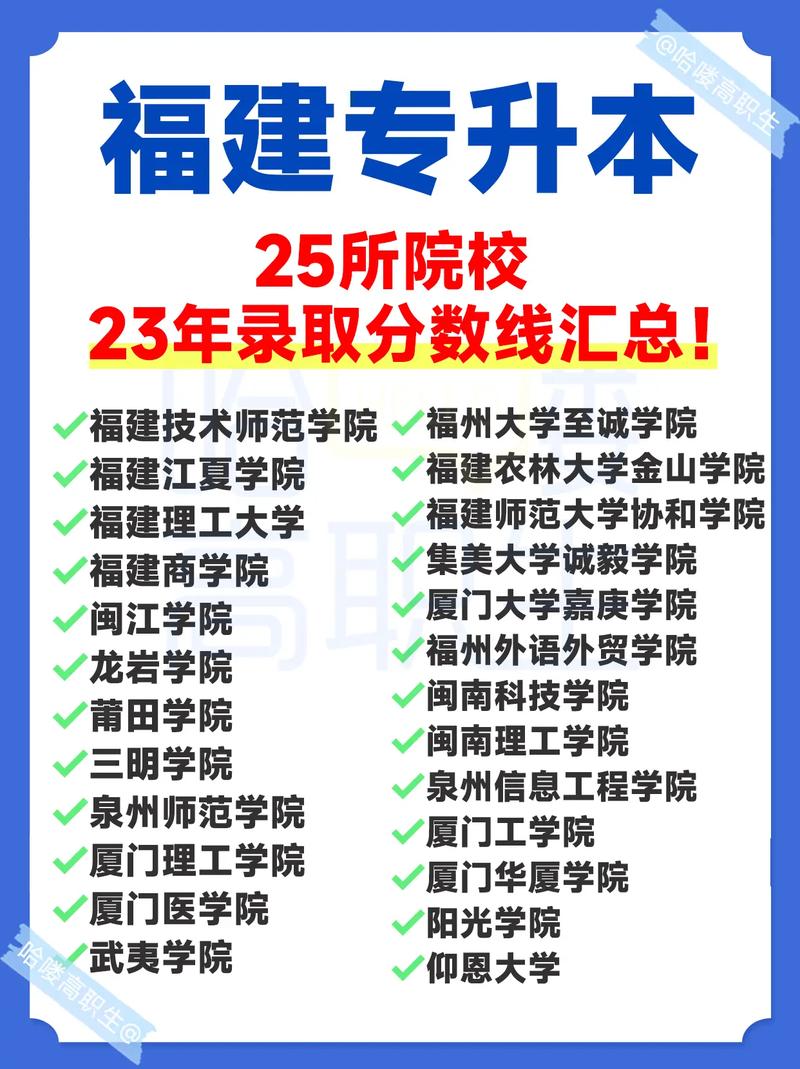 福建專升本可以考哪些學校-圖1