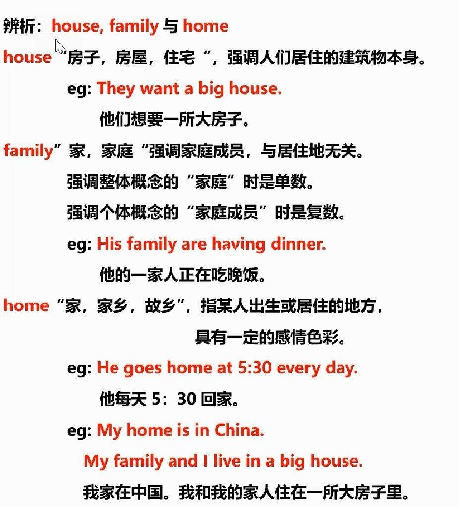 house和home的區別-圖1