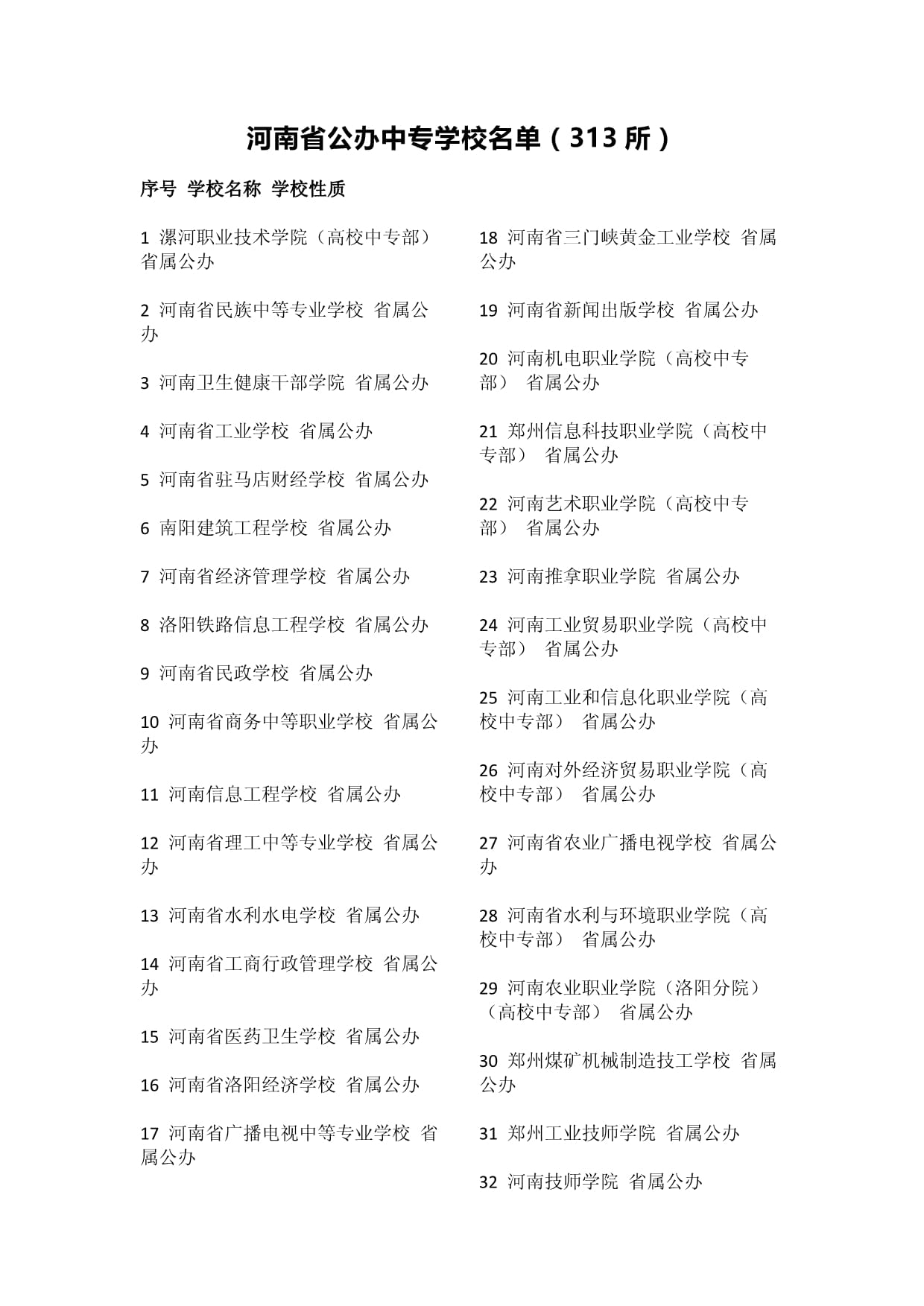 3十4學校有哪些是正規的學校公辦-圖1