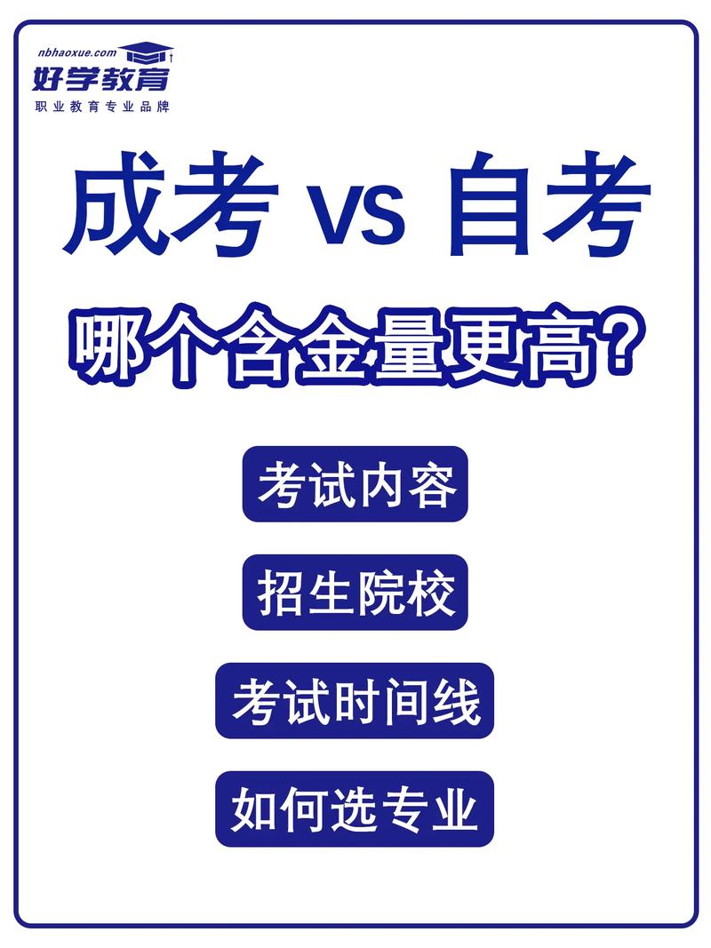 自考和成考哪個含金量高-圖1