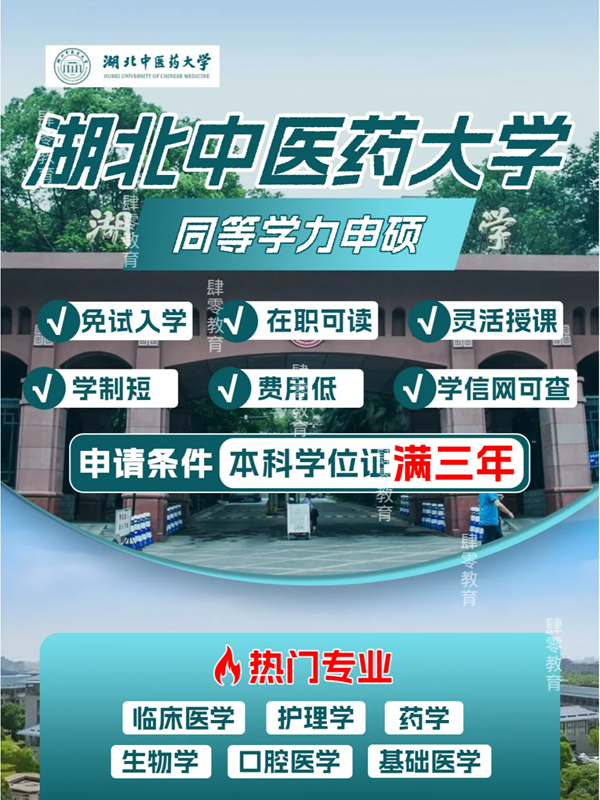 湖北中醫藥大學2025年同等學力人員申請碩士學位招生簡章-圖1
