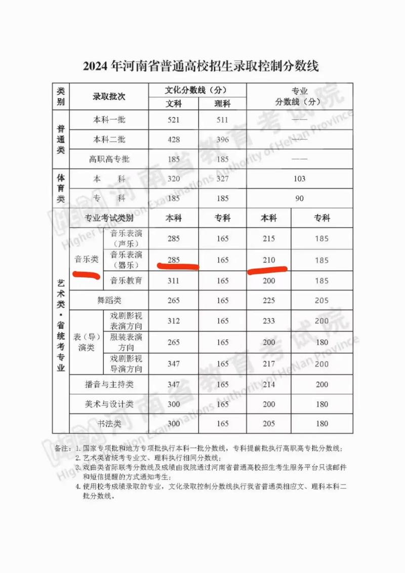 音樂生高考文化分數線-圖1
