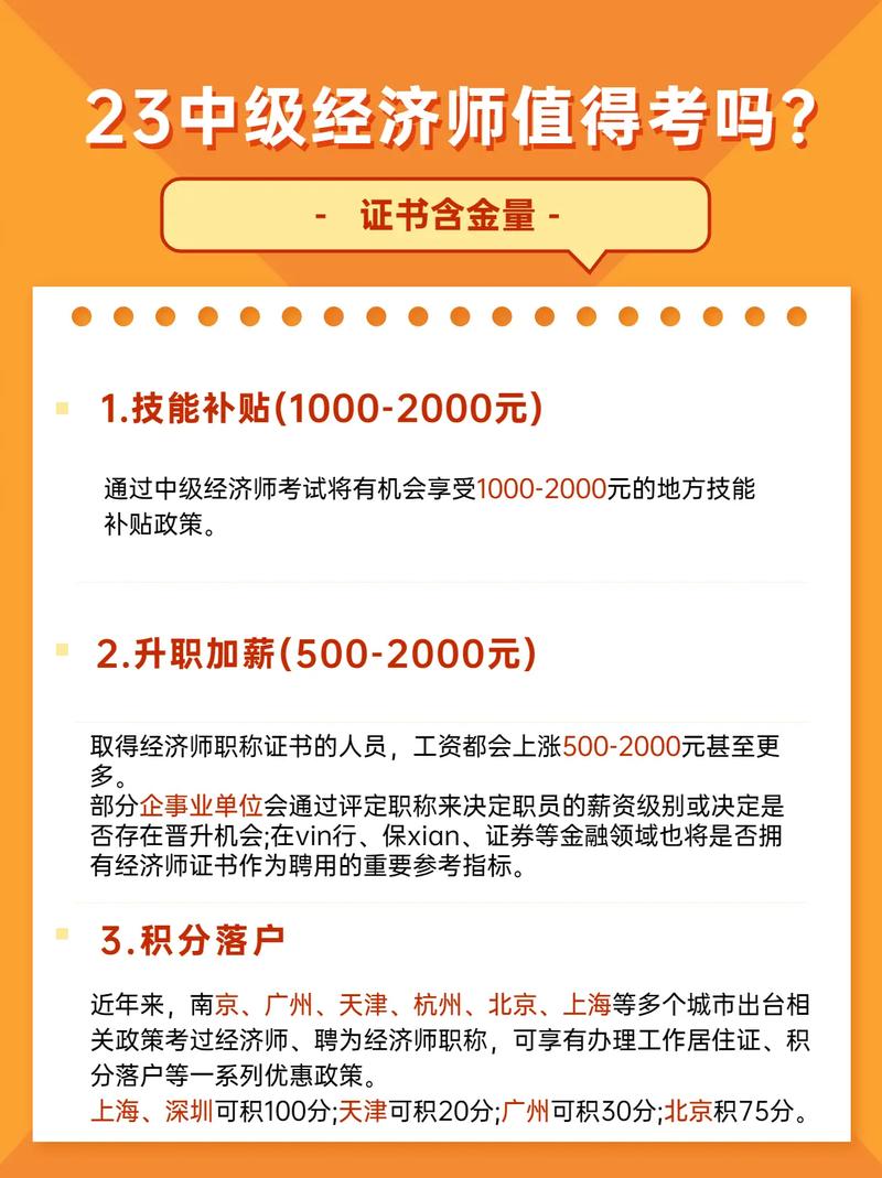 中級經濟師含金量-圖1