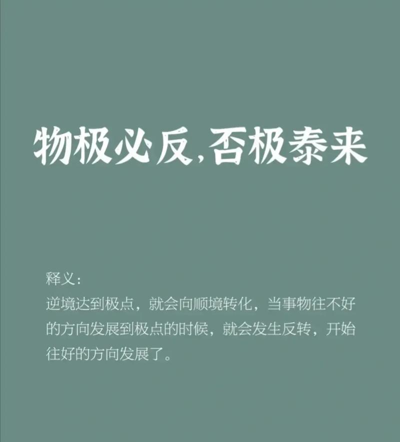 物極必反什么意思-圖1