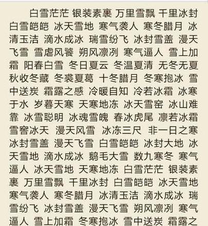 冰雪嚴(yán)寒是什么意思_近義詞_來源-圖1