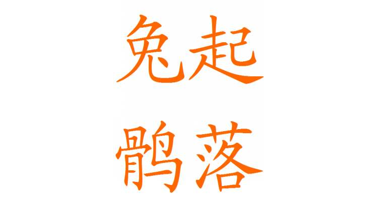 兔起鶻落是什么意思_近義詞_來源-圖1