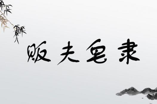 販夫皁隸的解釋_近義詞_反義詞-圖1